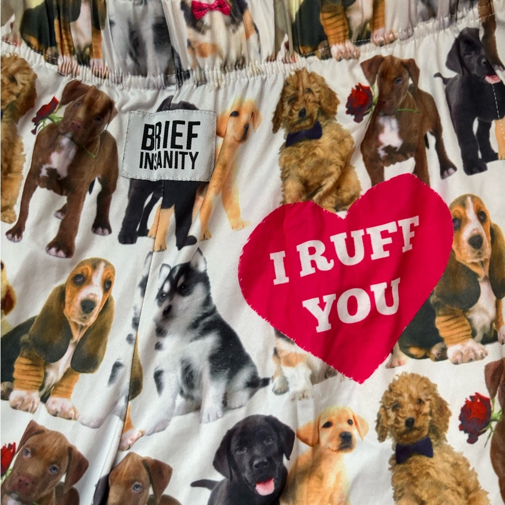 Dog Print Pajama Pants - Picture 2 of 4